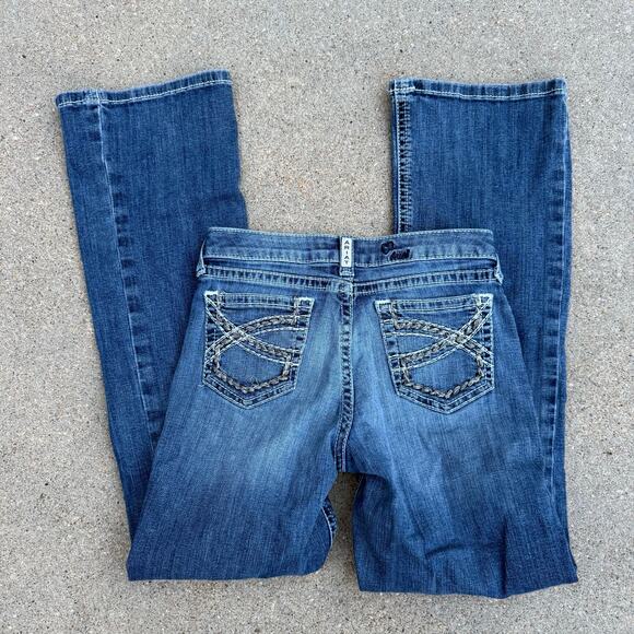 Ariat Girls Size 14 Entwined Boot Cut Jeans 10025984 - Picture 1 of 11